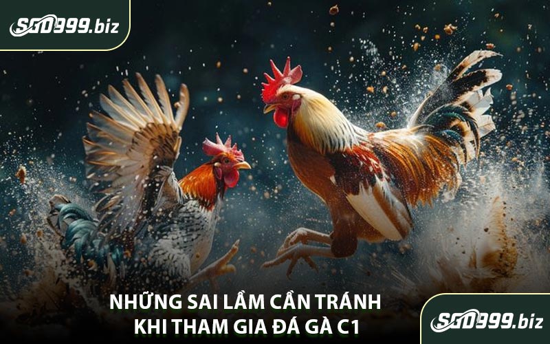 Những Sai Lầm Cần Tránh Khi Tham Gia Đá Gà C1